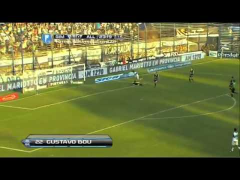 Gol Bou  Gimnasia 2 All Boys 0 Final 2014 Fecha 15