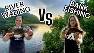 Wading vs Bank Fishing (SHOCKING Results!)