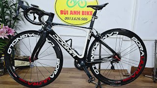 (SOLD) PINARELLO F10 full CARBON rim frame weighs 7.3kg gr R8000 2x11 MORTAL s 43-47 Tel: 0913626986