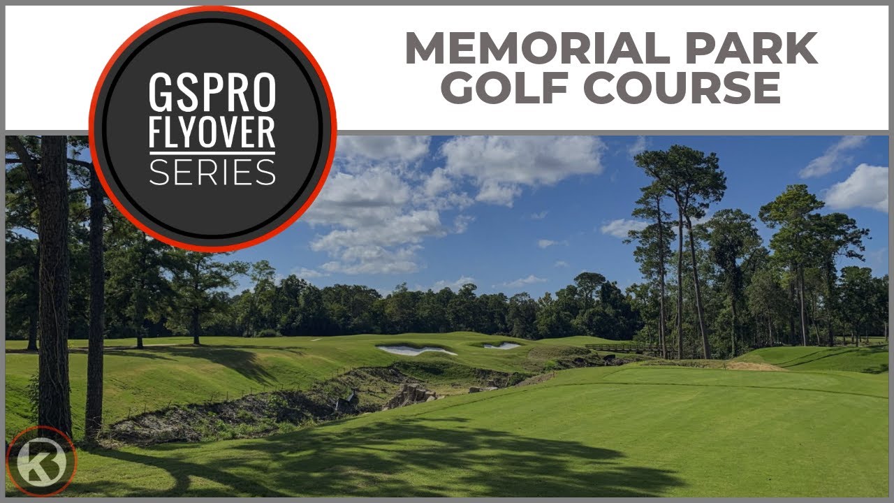 Watch Memorial Park Golf Course flyover on YouTube