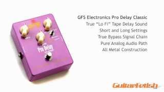 Video thumbnail for GFS Electronics: Pro Delay Classic Footpedal- Echoplex Style Delay Pedal by GuitarfetishTV