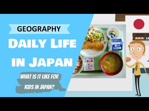 Japão - Como é a vida cotidiana? (Aula de geografia na escola primária)