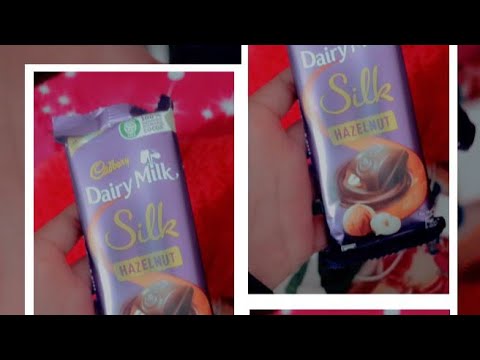 CADBURY DAIRY MILK SILK HAZELNUT UNWRAPPING/#food #harshitha #like #recommended #chocolate#dairymilk