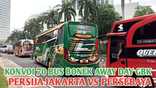 Download lagu Konvoi 70 Bus Bonek Away Day Di GBK! | Persija VS Persebaya mp3