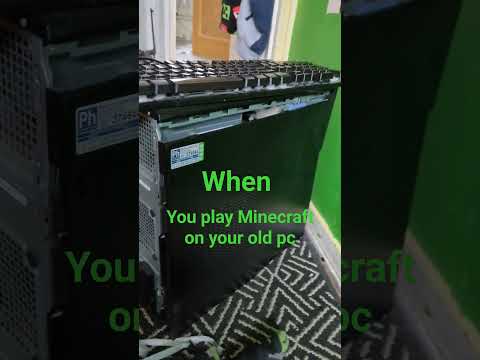 Warning! Minecraft is unplayable on old PC!