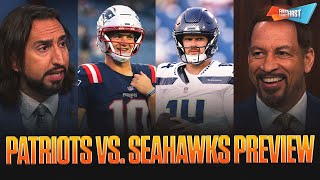 Patriots vs. Seahawks preview, 49ers vs. Rams, Will Drake Maye have a 