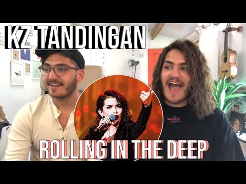 Twin Musicians REACT - KZ Tandingan - Rolling In The Deep (The Singer)