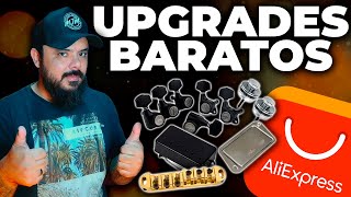 PEÇAS BARATAS PARA UPGRADES DE GUITARRA NO ALIEXPRESS!