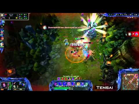 Kill Lane - Elise + Riven VS Tristana + Nami (Ranked 2)