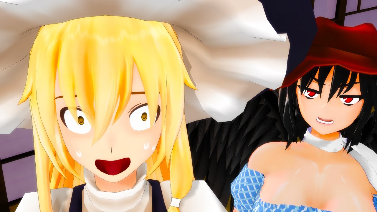 魔理沙、ついにつかまる【東方MMD紙芝居】