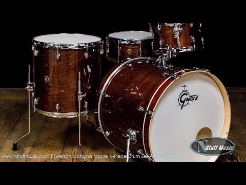Gretsch Catalina Maple 4-Piece Drum Set - Walnut Glaze