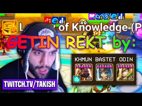 I love KHMUN BASTET ODIN Towers. watch me lose my mind haha. G3 Guild Siege. - Takish Twitch Stream