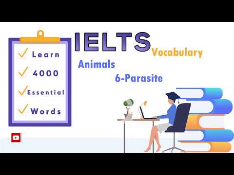 Learn 400 Essential Words- IELTS Vocabulary-Animals,6-parasite