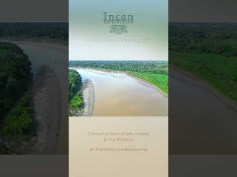Veronika's Drone with 2 Packrafters on the Madre de Dios
