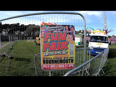 William Cole & Son Funfair Walkthrough Redhill Park Bournemouth 4th April 2025 #funfair #fairground
