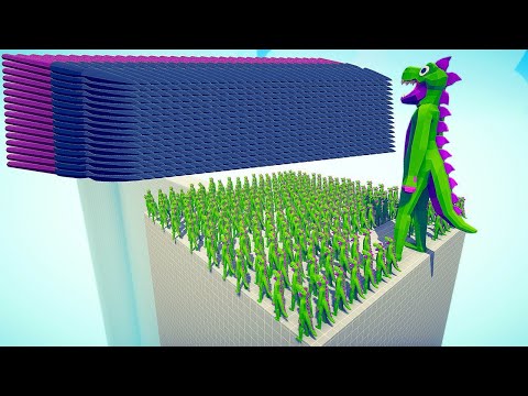 150x TYRANNOSAURUS REX + GIANT vs EVERY GODS - Totally Accurate Battle Simulator TABS