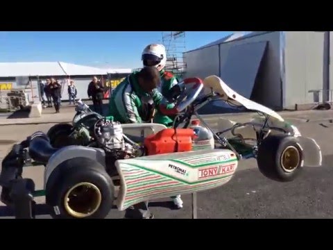 Sebastian Vettel at South Garda Karting in Lonato, Italy (February 2016)