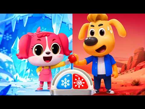 🔴LIVE | Hot VS Cold Challenge | Fun Adventure | Kids Cartoon | Sheriff Labrador