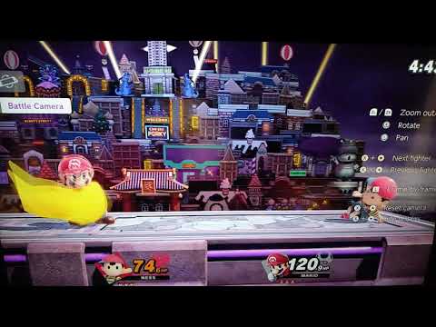 Super Smash Bros. Ultimate: Ness's Stamina Down B Combo.