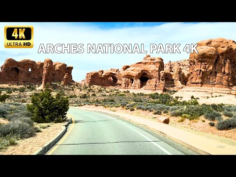 Arches National Park Scenic Drive 4K HDR | Stunning Utah Red Rock Landscapes | Travel Lens by Karan