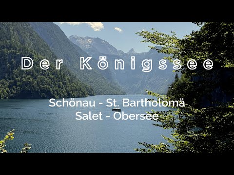 Der Königssee. Mit dem Boot in den Nationalpark Berchtesgaden