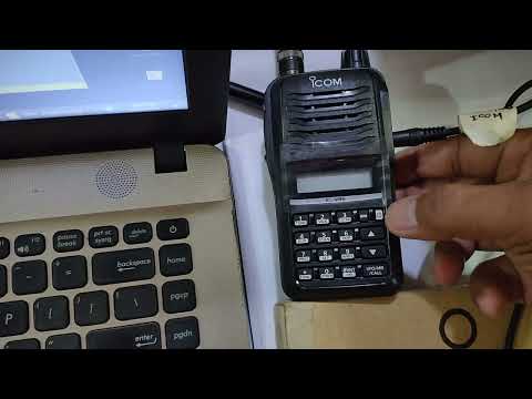 How to Program ICOM Ic- V86 using CS-V86 software and OPC-478UC programming cable.