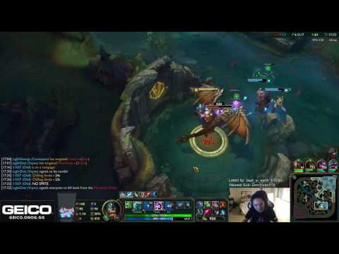 S6 Diamond Ranked Gameplay   TheOddOne as Olaf Jungle vs Elise