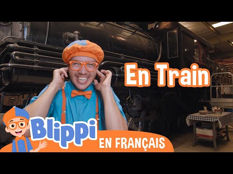 Blippi découvre les trains  | | Blippi en français | Vidéos éducatives pour enfants