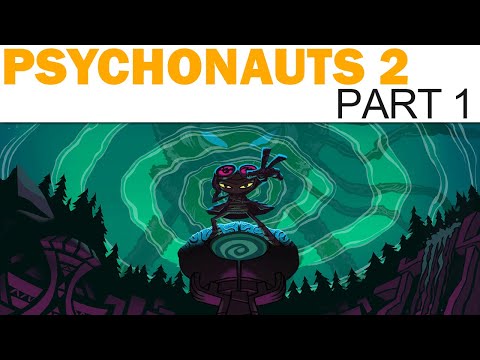 Psychonauts 2 Let's Play - Part 1 - The Intern (Full Playthrough / Walkthrough)