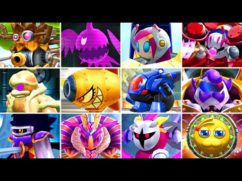 Kirby: Planet Robobot HD - All Bosses (No Damage) [4K]