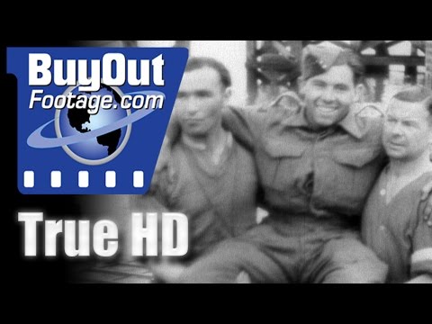 HD Historic Stock Footage WWII FIRST PICTURES OF INVASION OF FRANCE