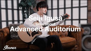 Video thumbnail for Seiji Igusa talks about the Advanced Auditorium | Ibanez AAM by Ibanez Guitars