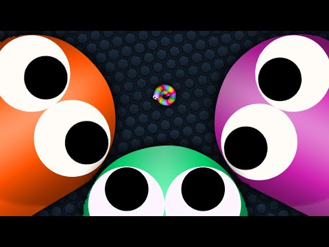 Slither.io Best Troll Snake vs Giant Noob Snakes - Epic Slitherio Gameplay