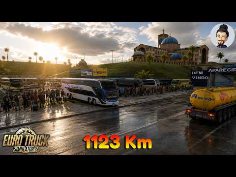 🚍ETS2 | Viagem Realista | Aparecida (SP) → São Luis de Montes Belos (GO) | G8 1800DD Scania 🚍