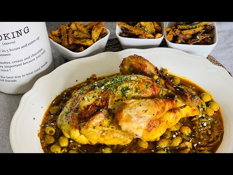 Herb‑Roasted Chicken with Crispy Potatoes