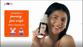 Plum Vitamin C Foaming Face Wash with Mandarin - 110ml