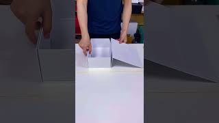 Six board foldable box #foldingbox #foldablebox #giftbox #giftboxfactory #custombox #giftpackaging