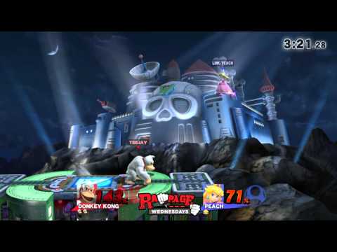 Rampage Wed. SSB4 Wii U 12/10/14 - TeeJay vs Link/Peach
