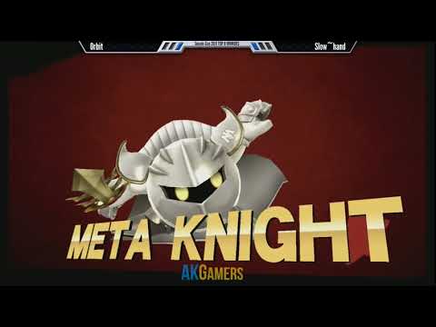 [SMASH 4] SenshiCon 2017: Orbit (Metaknight, C. Falcon) vs. Slow Hand (Link) - Top 8
