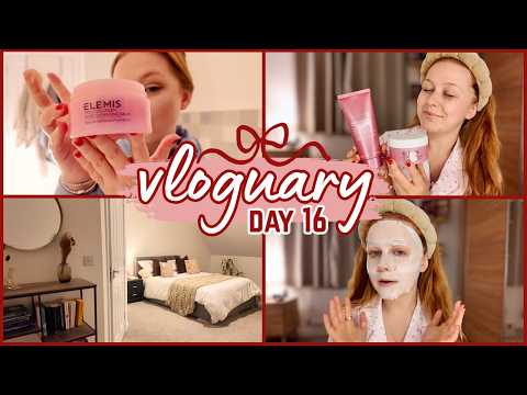 VLOGUARY | DAY 16 — The ULTIMATE Valentine’s Eve Glow Up… New PJs, Home Decor & Cosy Pamper Night!