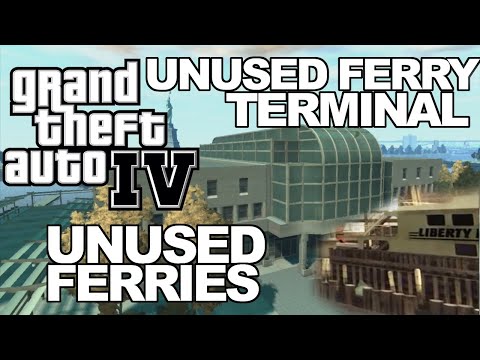 GTA IV's Cut Ferries & Hidden Unused Ferry Terminal Interior