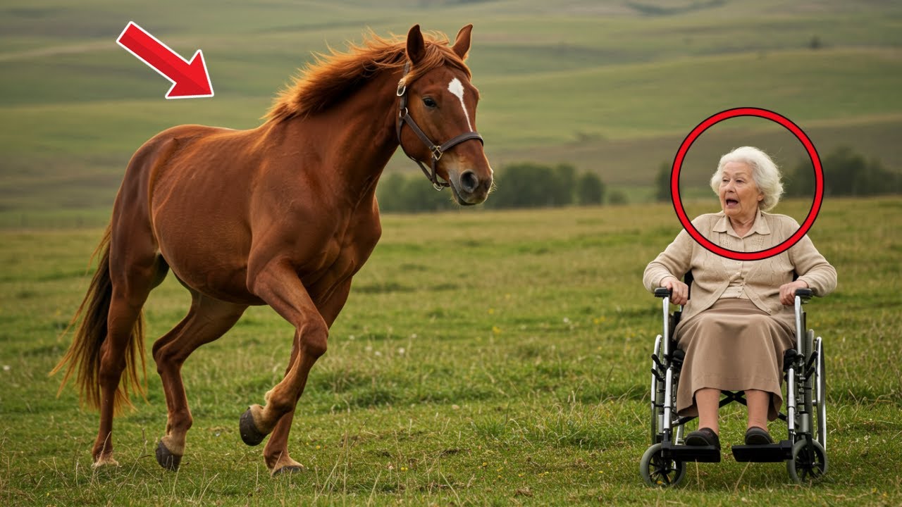 A Wild Horse Did Something Unbelievable When It Approached a Woman in a Wheelchair