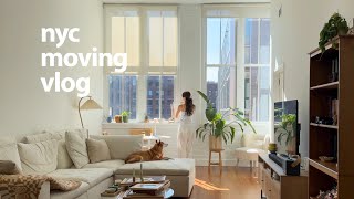 NYC Moving Vlog 2 | organizing and settling into my new apartment