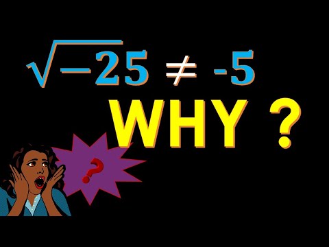 Why is a square root of a negative number impossible to calculate?