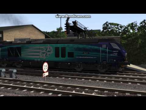 DRS Class 68, 68025 Superb departing Oxford