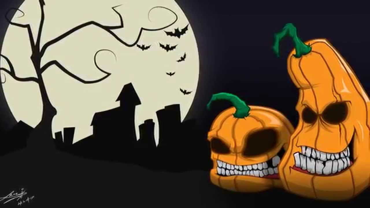 Halloween pumpkins speed paint and vector art - MILGRAPHICS