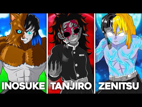 WHAT IF The Main Trio TURNED Into Demons? (Inosuke, Zenitsu, Tanjiro)