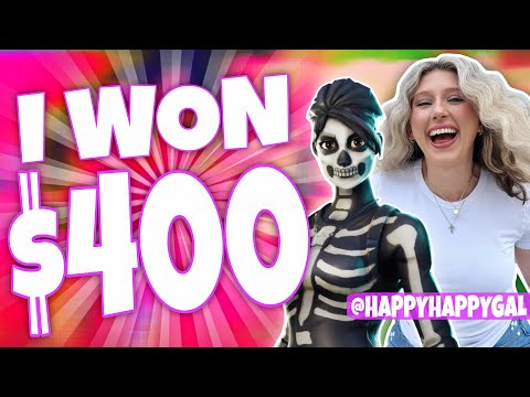I WON $400 in HappyHappyGal's Halloween Tournament!