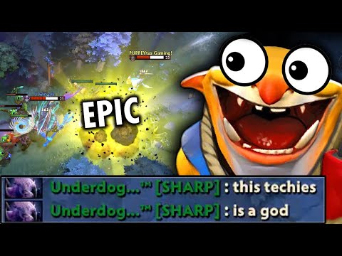 When Techies god with a Bad Team | Techies Official