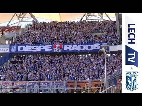 Kibice Kolejorza na Ł3. Legia Warszawa - Lech Poznań 1:0